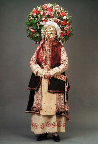woman in costume